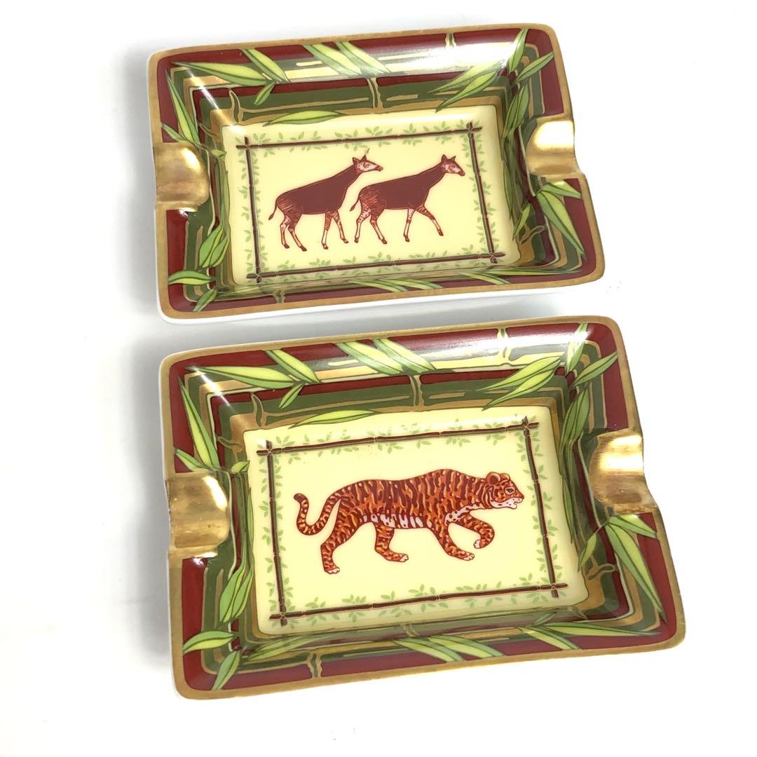 HERMES エルメス ミニトレイ 灰皿 アッシュトレイ 小物入れ 陶器 セット