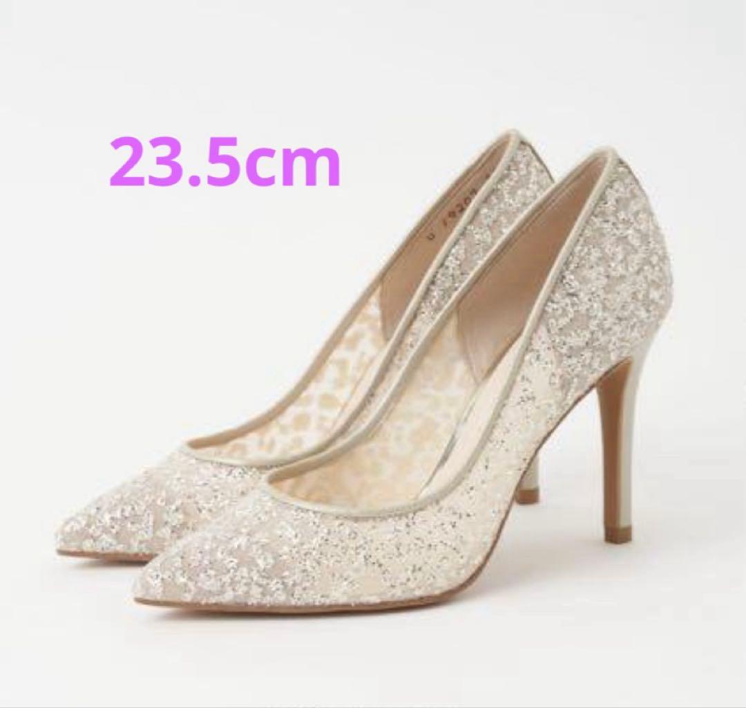 DIANA グリッター　チュール　 パンプス