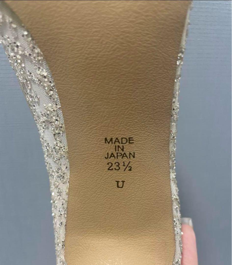 DIANA グリッター　チュール　 パンプス