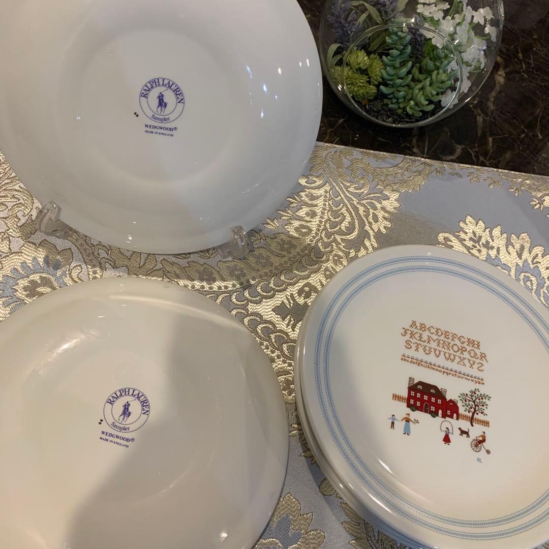ウェッジウッド ラルフローレン　サンプラー　20.5cmデザートプレート 6枚