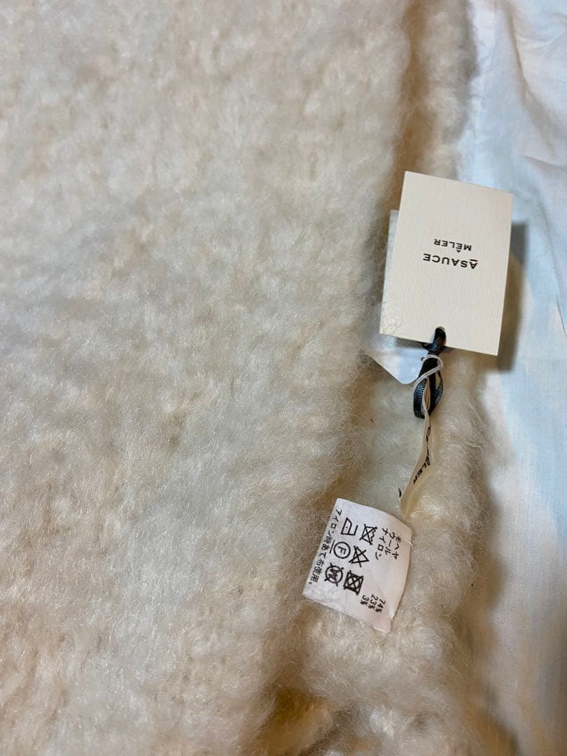 新品未使用⭐︎アソースメレ　モヘアストール　エクリュ