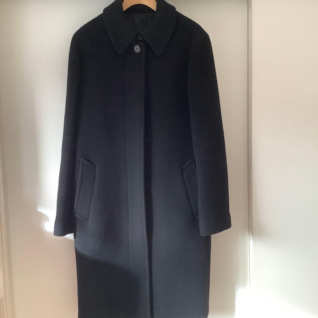 マーガレットハウエル　ウールカシミアメルトンステンカラーコート