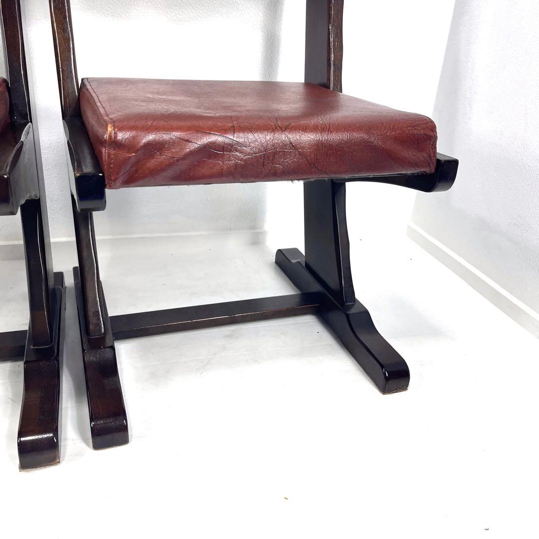 カリモクkarimoku RUSTIC ルスティックダイニングチェア2脚　②