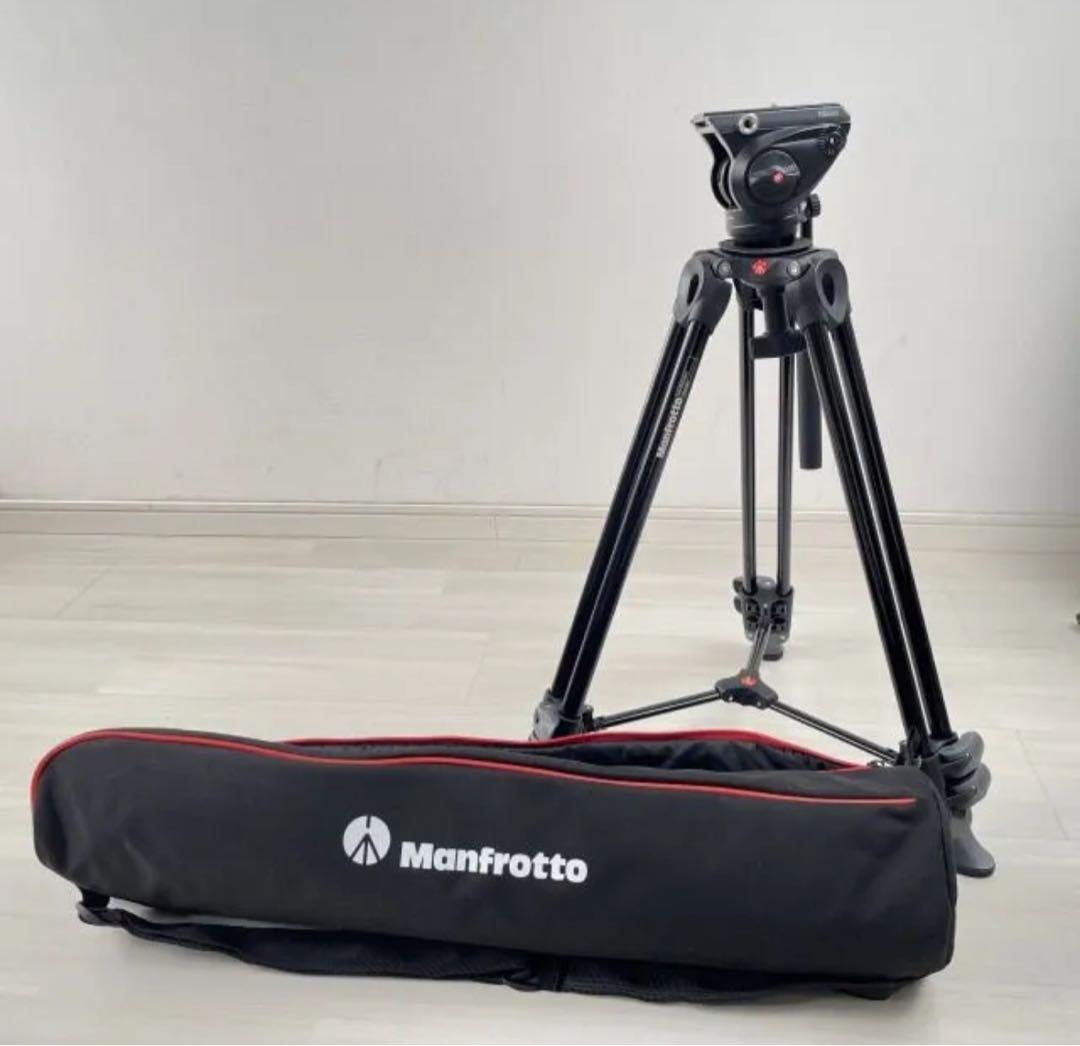 Manfrotto 三脚MT502AM 三脚 + MVH500A