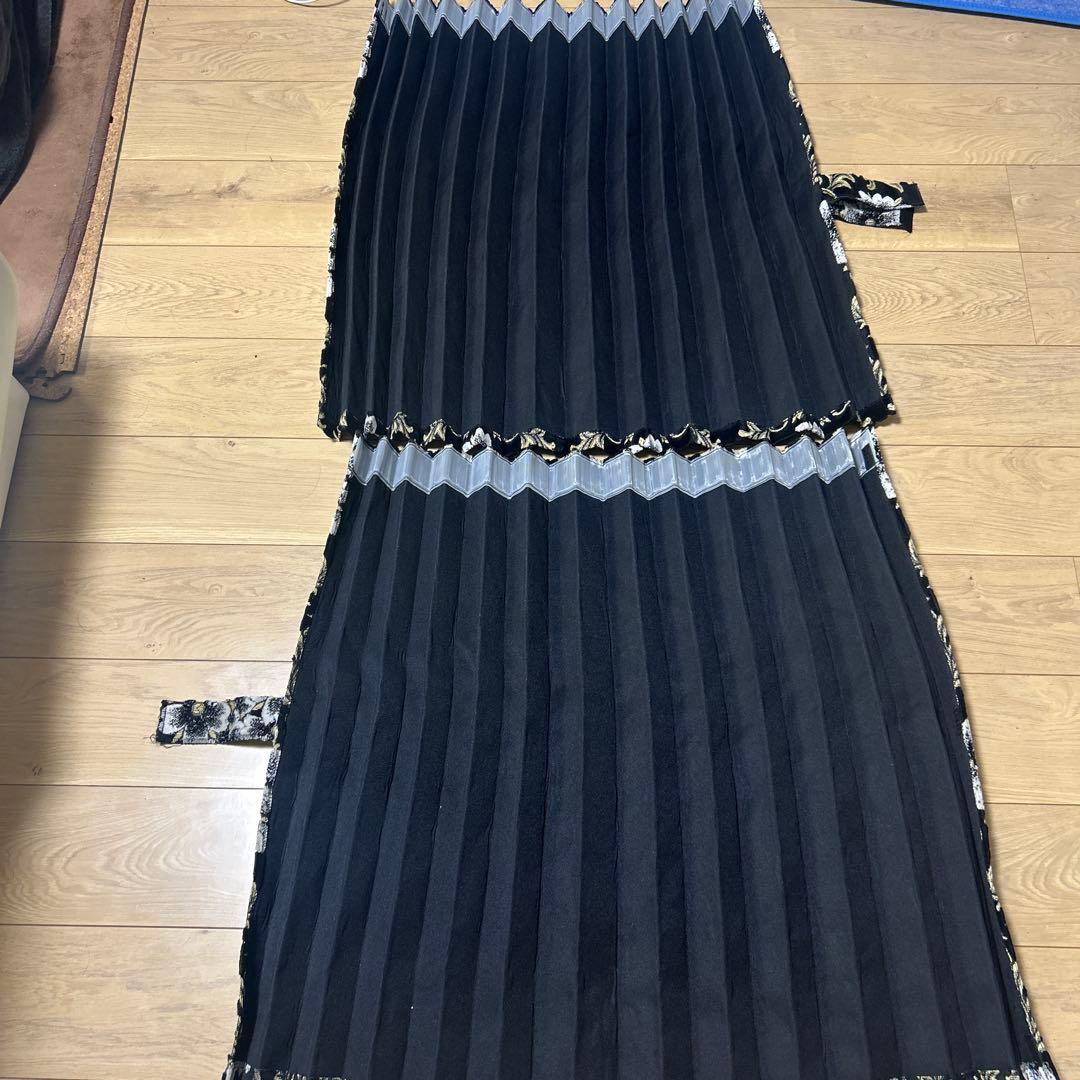 金華山　桜ブラック　サイドカーテン