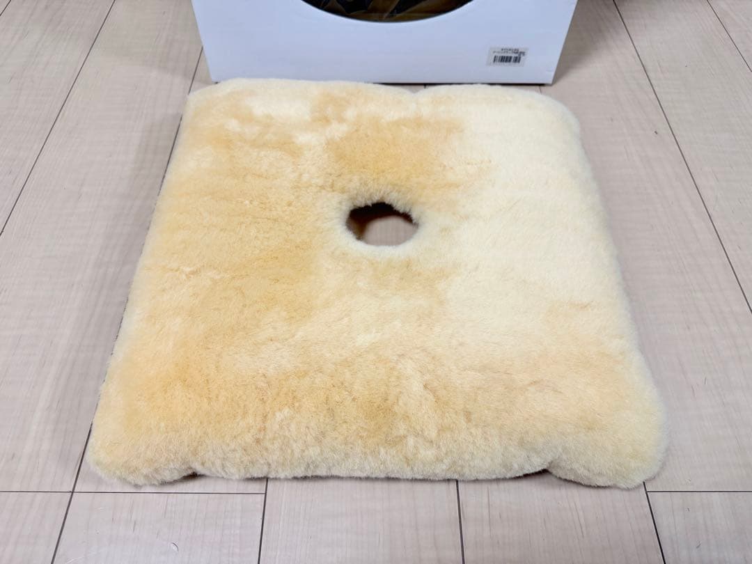 未使用 ナーシングラッグ 床ずれ防止 角座 厚型 医療 看護用シープスキン 羊毛