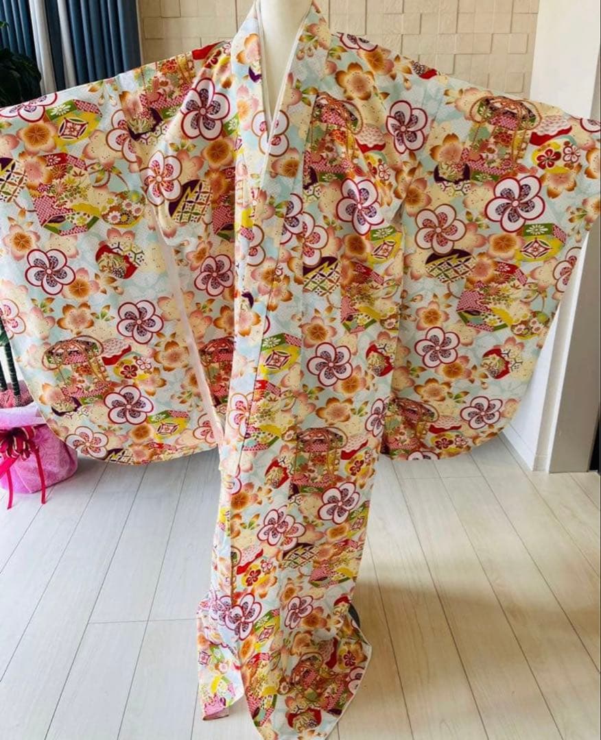 ※好評に付き再入荷※ 女の子ジュニア着物　適応8-10歳