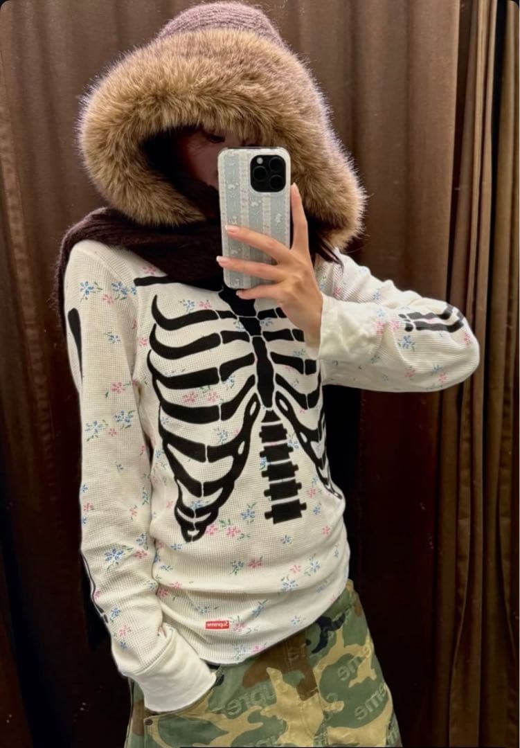 y*o様 Supreme®/Hanes® Bones Thermal Crew