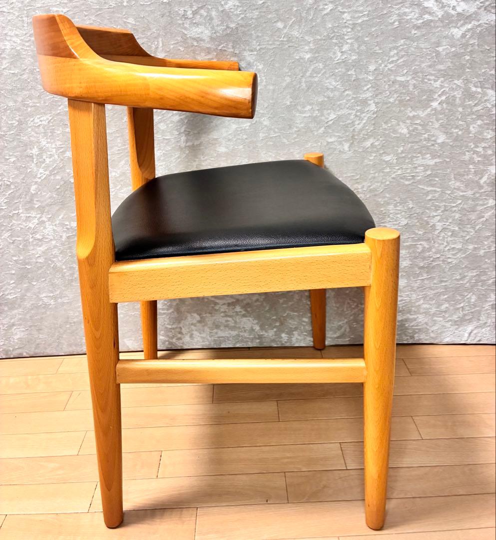 ハンス・J・ウェグナー PP58 アームチェアリプロダクト品 ナチュラル 2脚