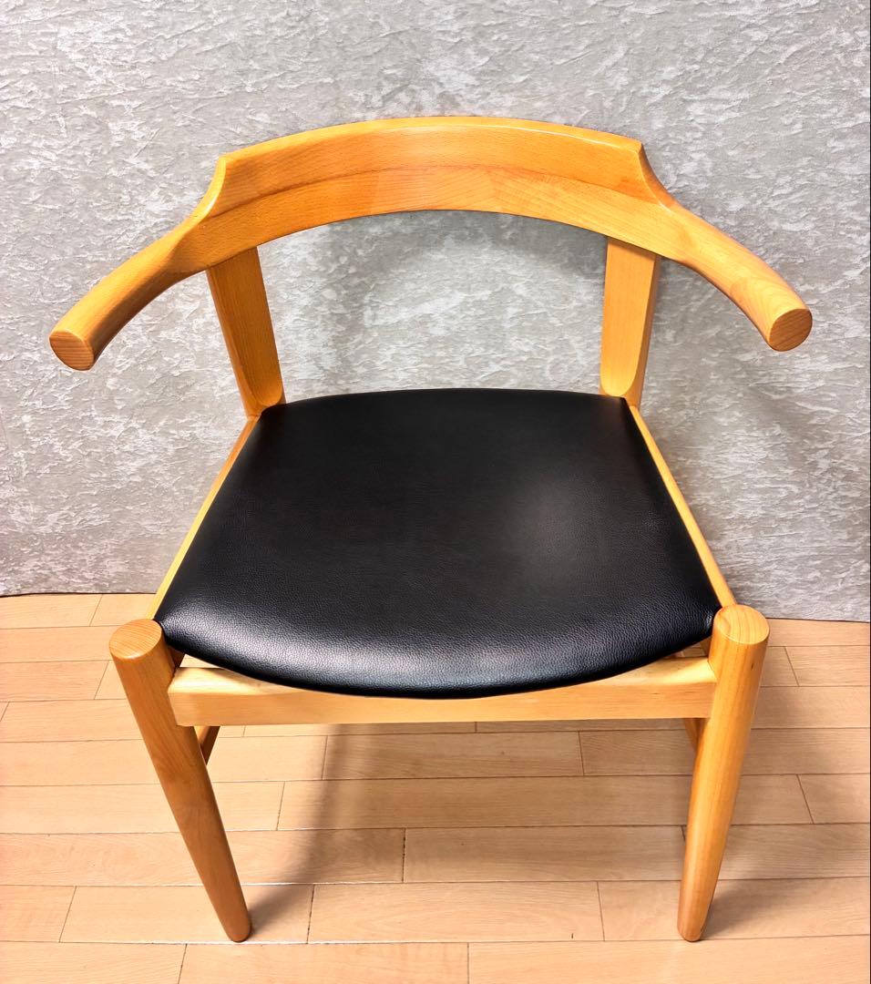 ハンス・J・ウェグナー PP58 アームチェアリプロダクト品 ナチュラル 2脚