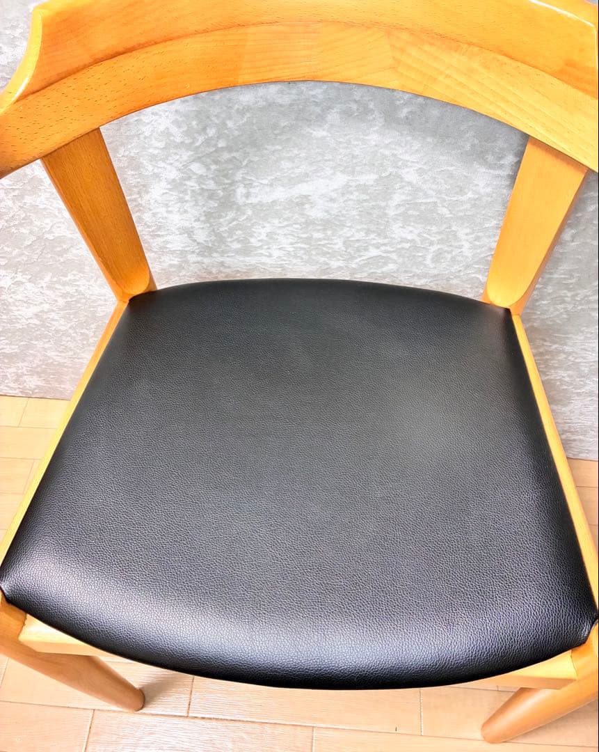 ハンス・J・ウェグナー PP58 アームチェアリプロダクト品 ナチュラル 2脚