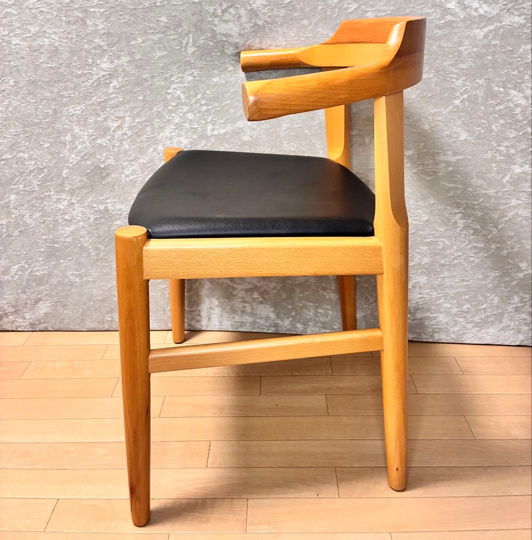 ハンス・J・ウェグナー PP58 アームチェアリプロダクト品 ナチュラル 2脚