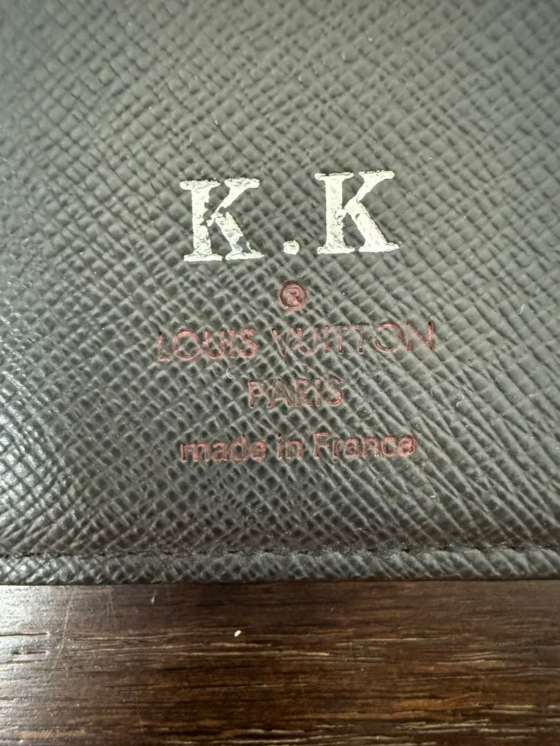 とし【箱・保存袋付】LOUIS VUITTON ダミエ 二つ折り財布