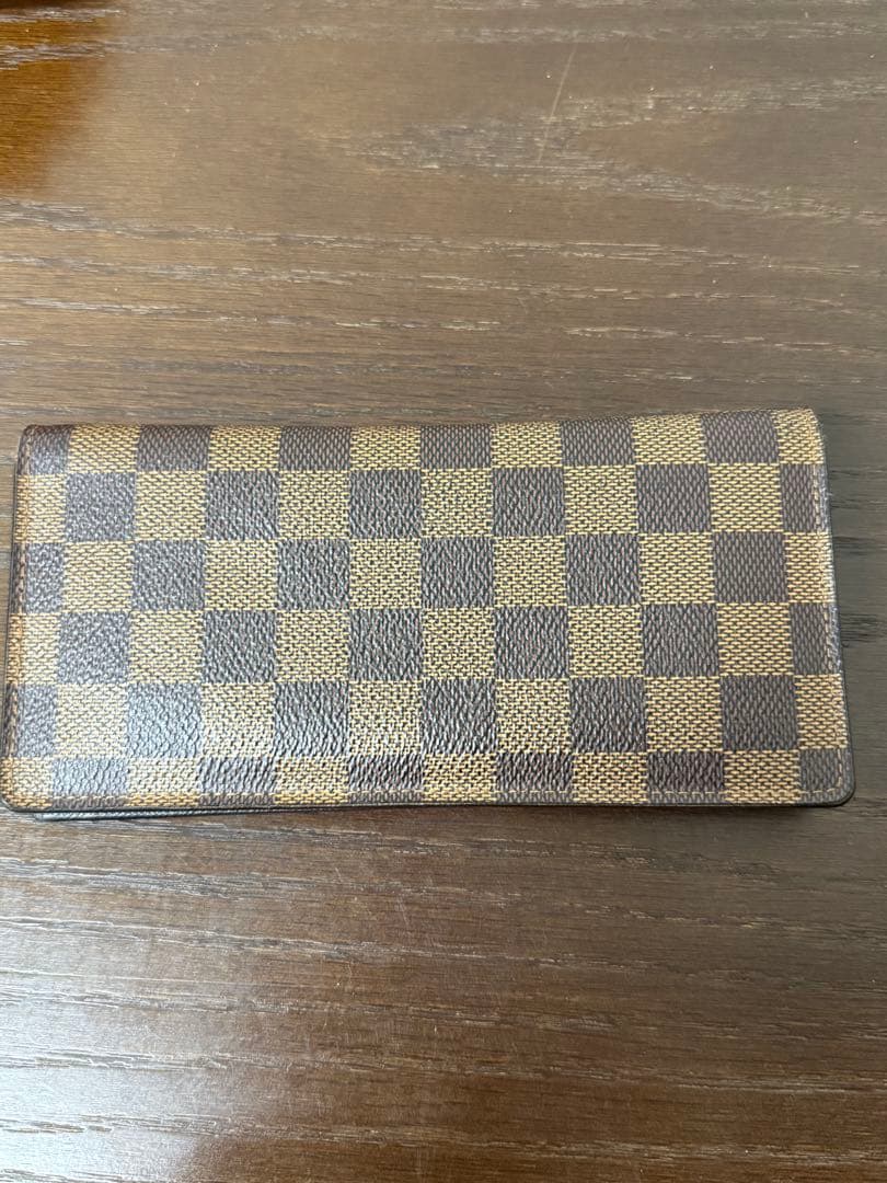 とし【箱・保存袋付】LOUIS VUITTON ダミエ 二つ折り財布