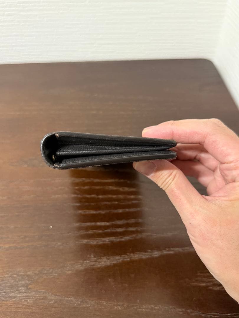 とし【箱・保存袋付】LOUIS VUITTON ダミエ 二つ折り財布