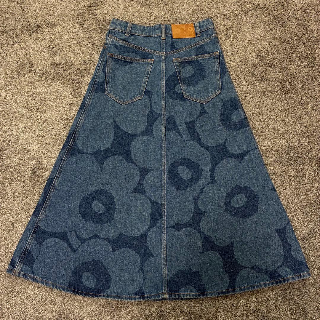 マリメッコ　デニムスカート　マリデニム
