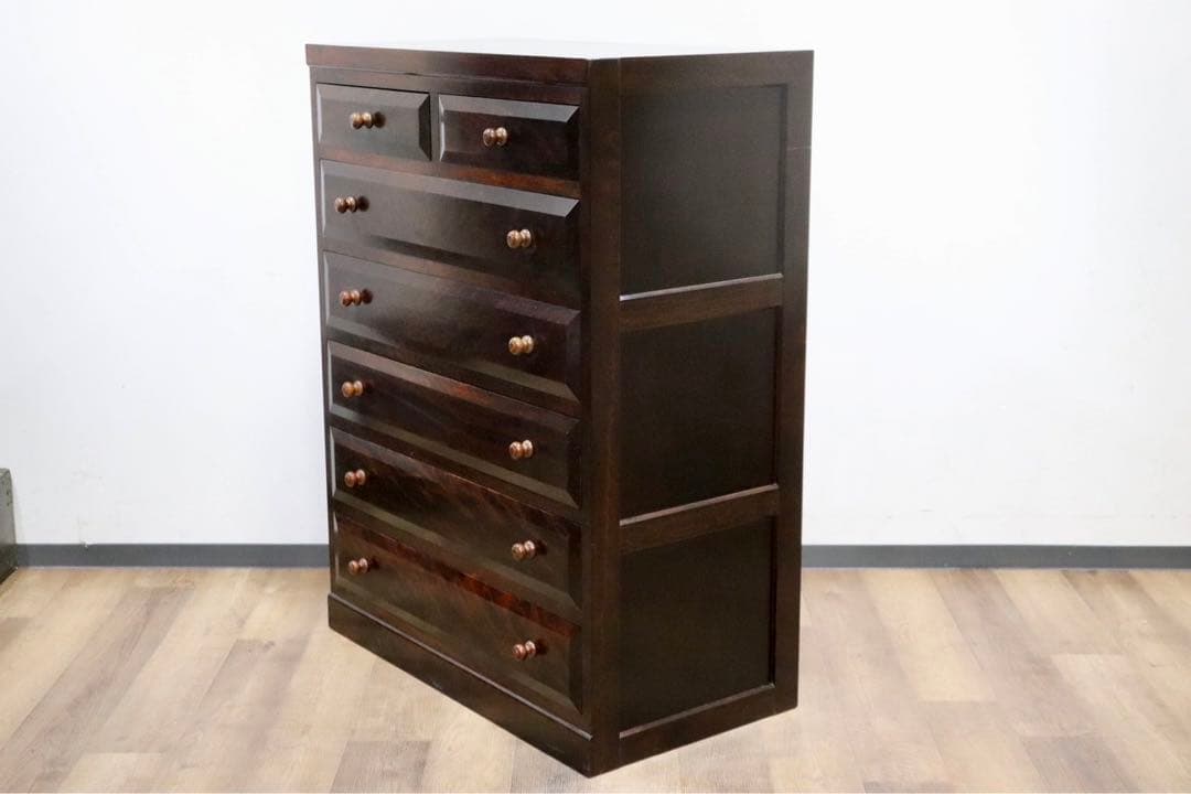 GMHK623A○松本民芸家具 D型 6段チェスト 整理箪笥 洋服タンス 収納
