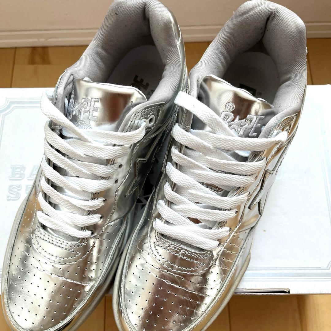 J*S様 BAPE STA シルバー スニーカー