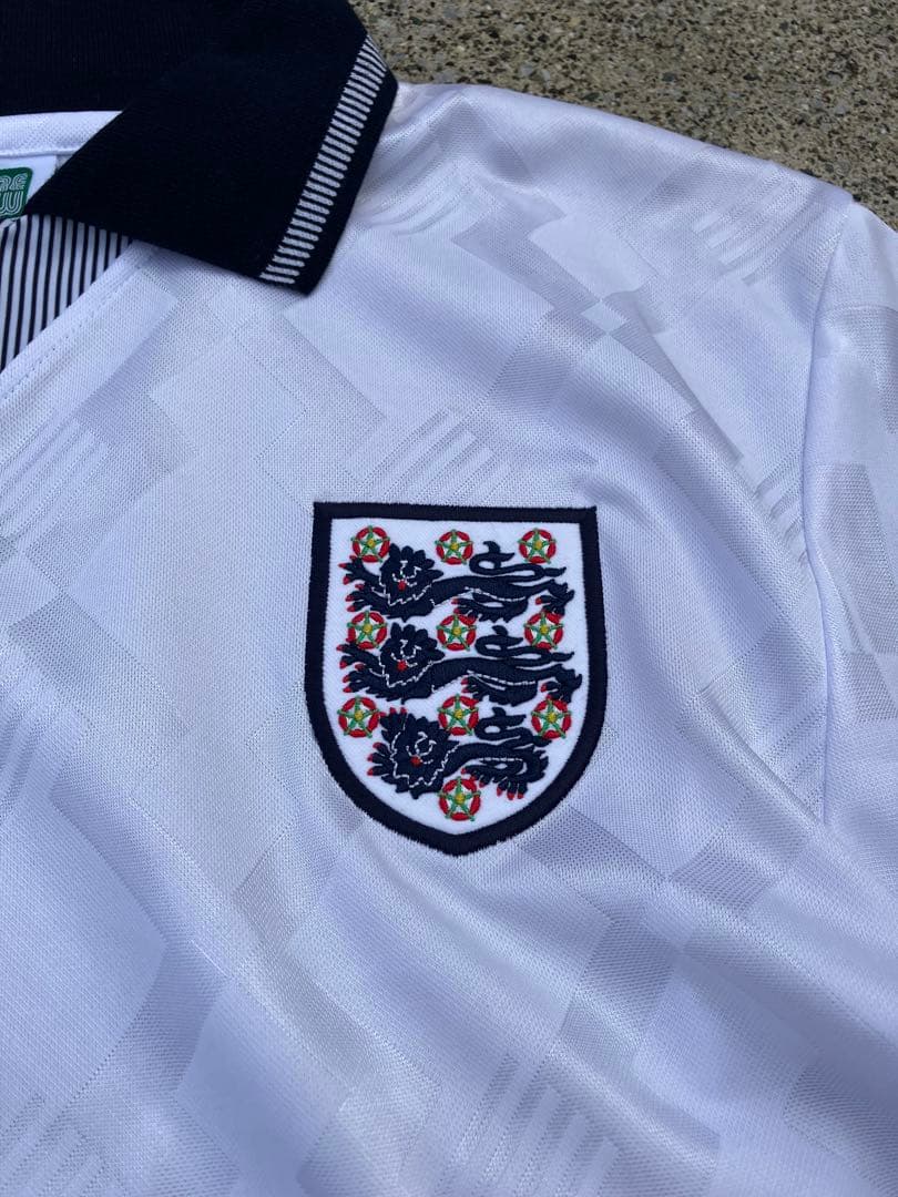 【美品サイズS】90s イングランド代表 ユニフォーム アウェー／半袖