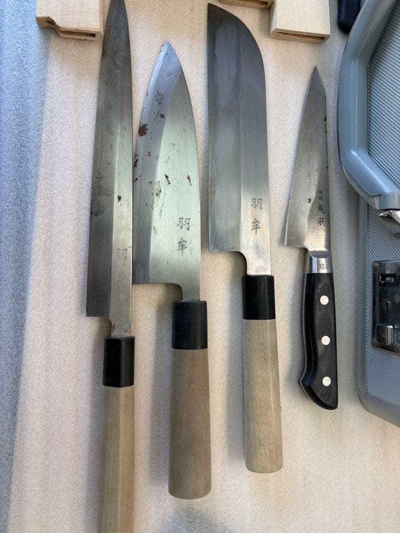 包丁セット ステンレス鋼製 4本