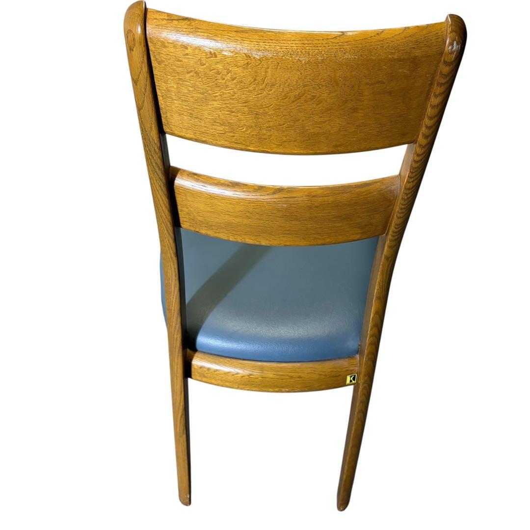 極美品 飛騨産業 ダイニングチェア キツツキマーク 2脚セット②