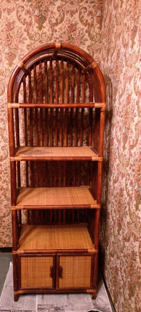 ラタン 籐 棚 ラック シェルフ