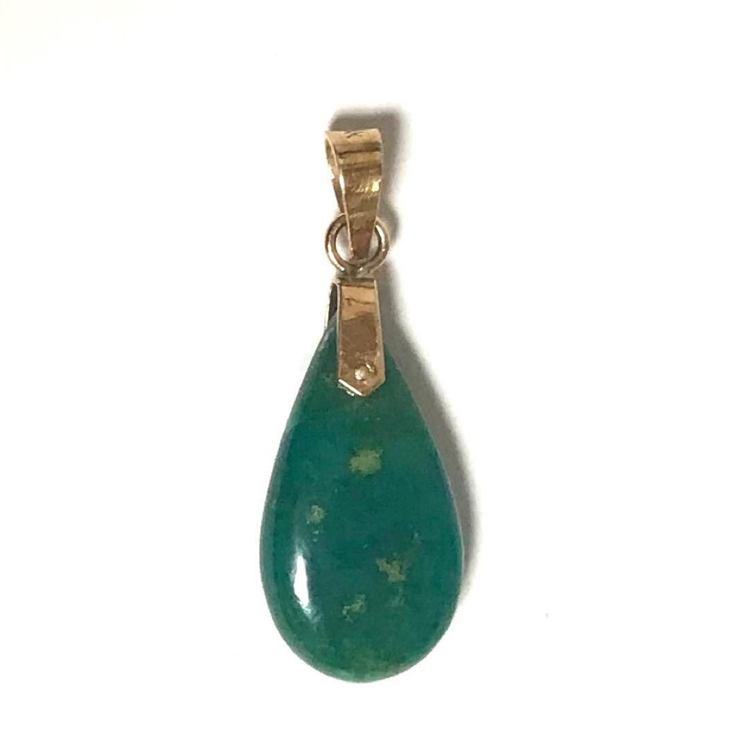 翡翠 ペンダントトップ 14K 金具 ジェダイ JADEITE ヒスイ k14