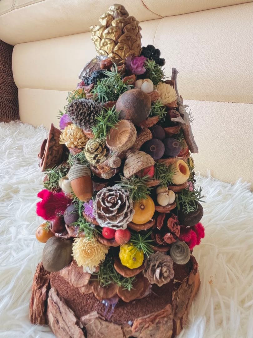 完売❤️大王松と木の実のXmasツリー⭐️ハンドメイド自然素材ナチュラル