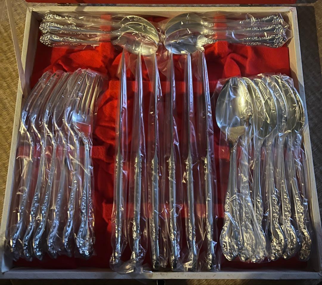 未使用:ステンレス製カトラリーセット 6本入り