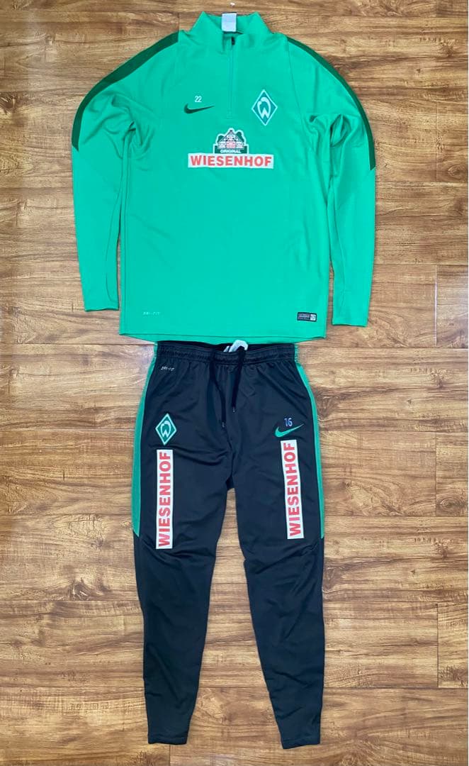 Nike ナイキ ブレーメン練習着支給品希少セット