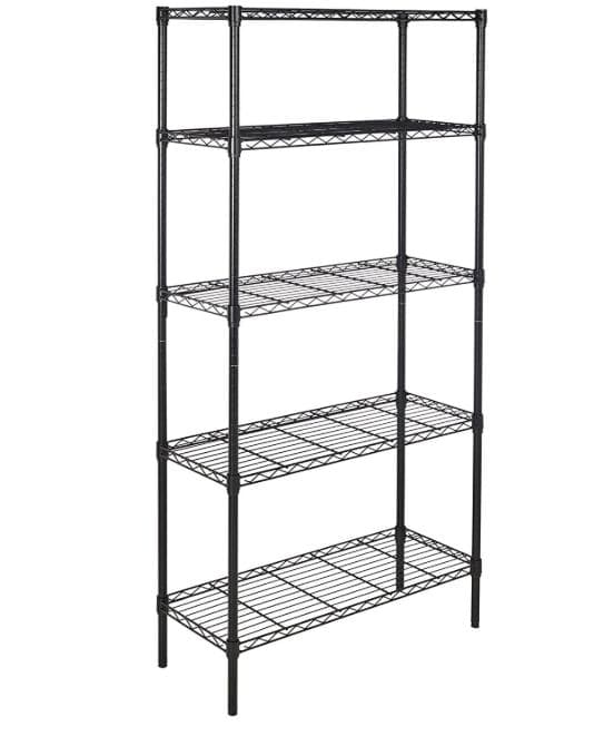 5段スチールラック 棚 メタルラック キッチンラック
