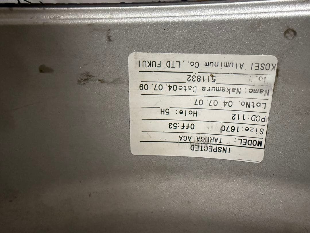 送料込 Volkswagenゴルフ用 16inch スタッドレス ホイール付4本