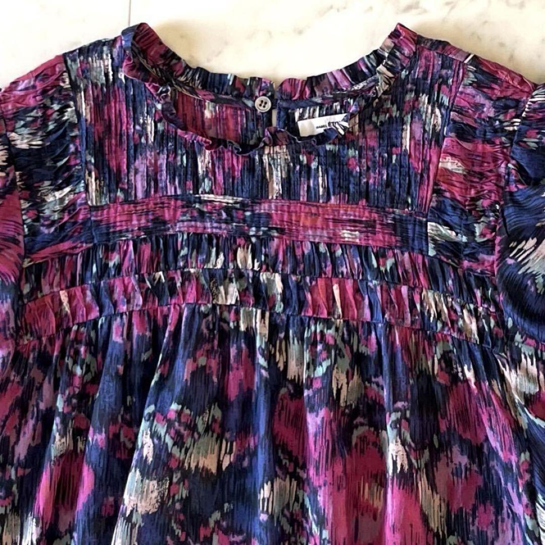 【リピーター様割】美品イザベルマランエトワール インドコットンピンタックブラウス