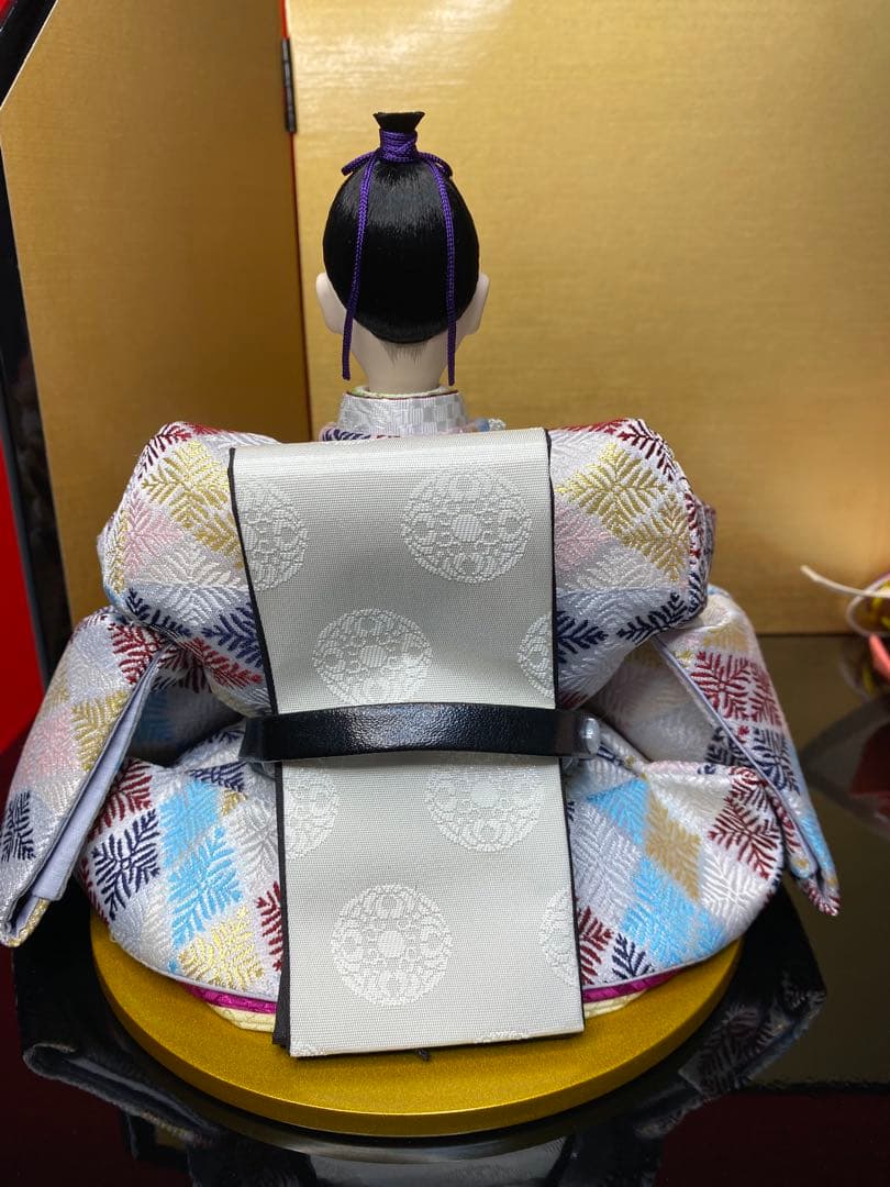 東京久月　雛人形　親王飾り収納セット・サイズ間口約６０×奥行約３４×高さ約５２㎝