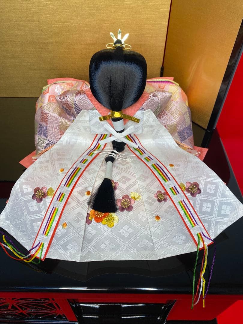 東京久月　雛人形　親王飾り収納セット・サイズ間口約６０×奥行約３４×高さ約５２㎝