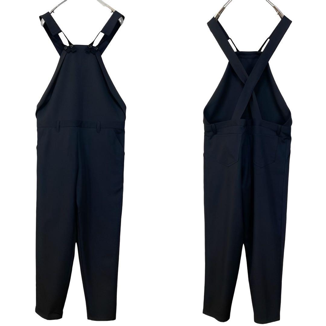 tao タオ 23SS ウールギャバ サロペットパンツ 黒S