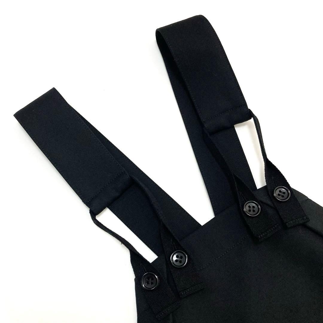 tao タオ 23SS ウールギャバ サロペットパンツ 黒S