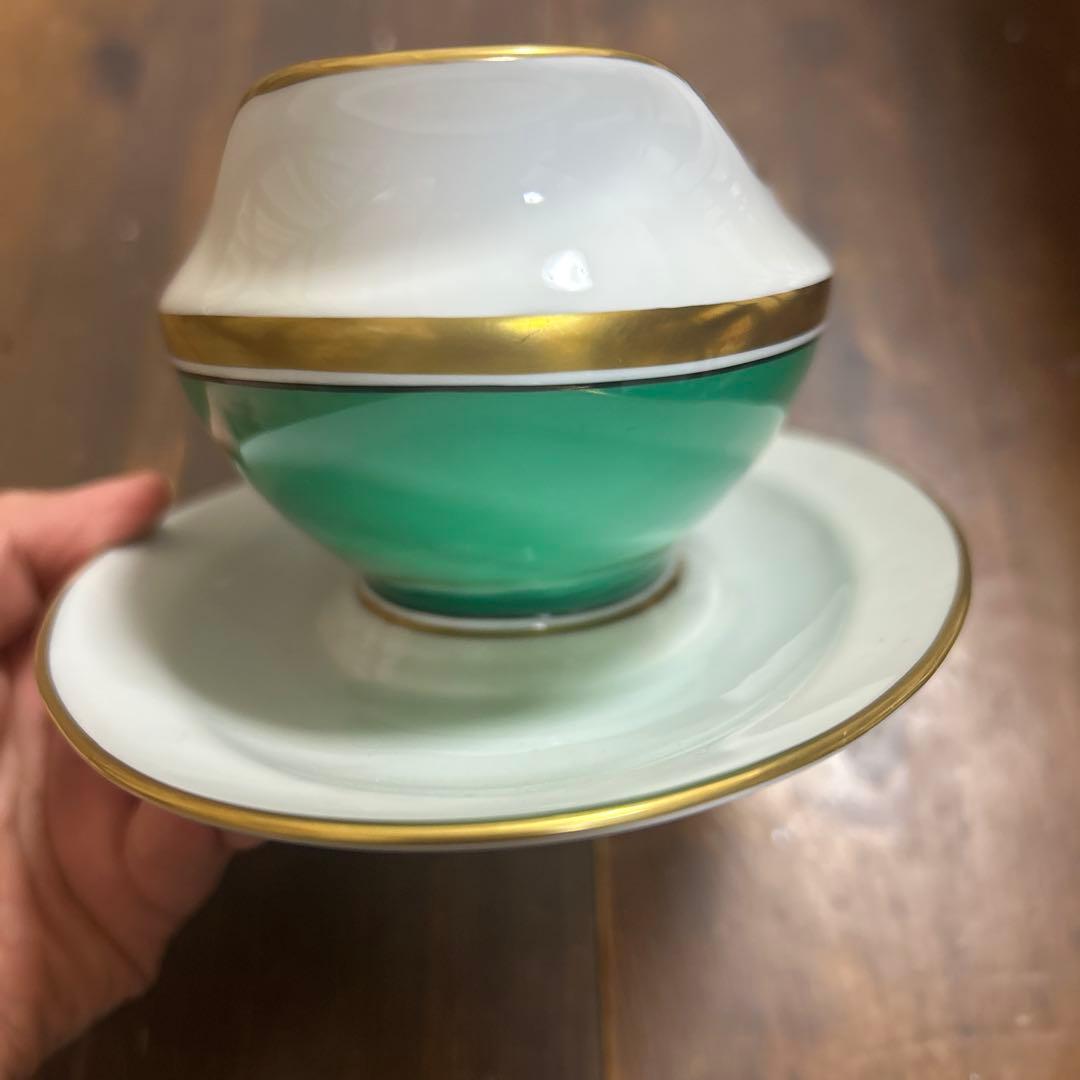 希少　レア　リチャードジノリ　インペログリーン　ソースボード　レードル付き