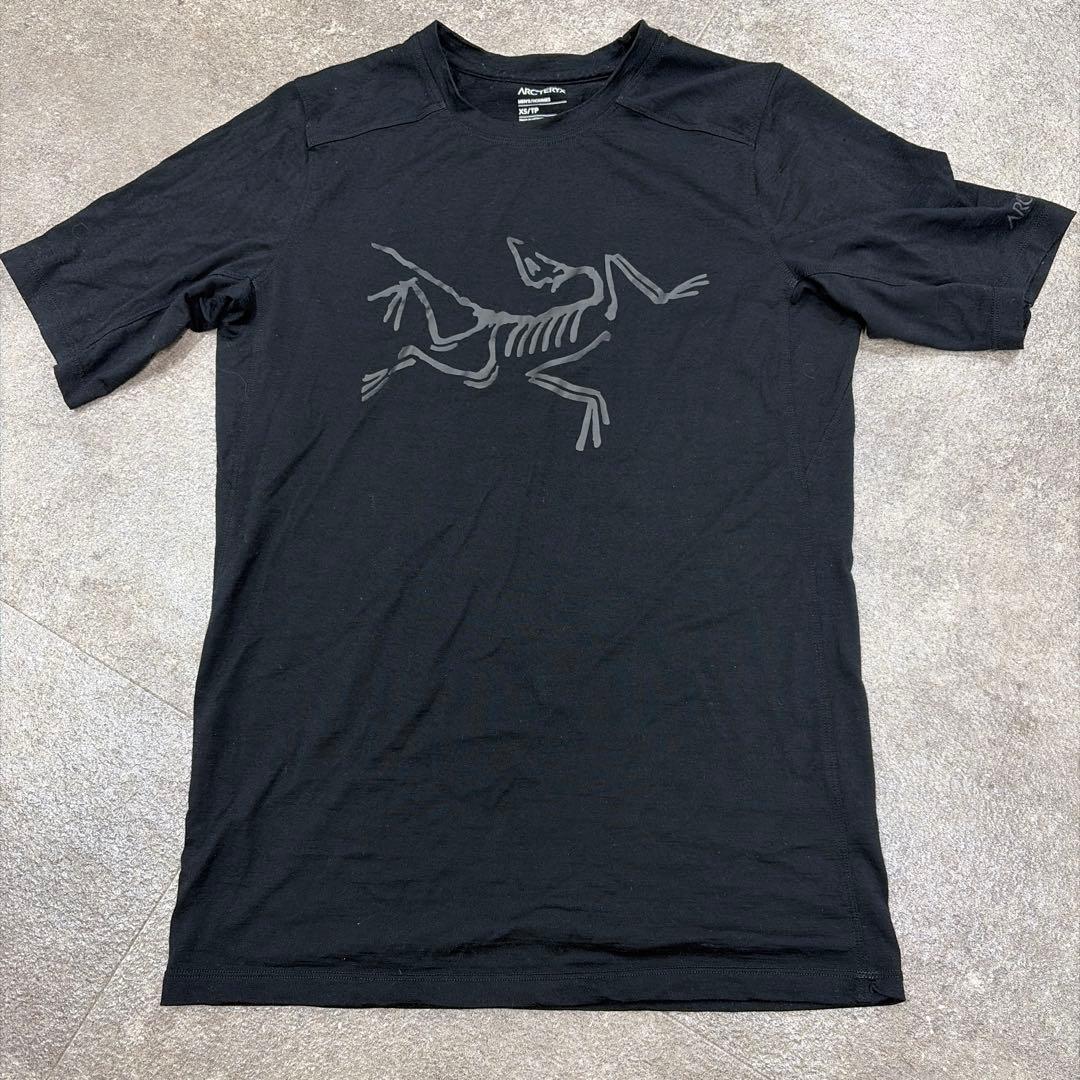 ARC'TERYX ブラック Tシャツ カエルデザイン