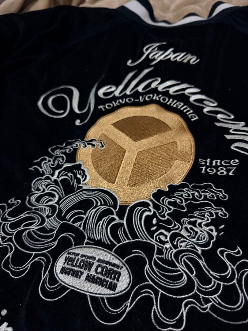 ２面用 Yellowcorn テーラー 別珍 日本限定スカジャン vintage