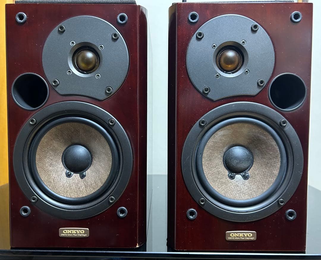 【名機】【新品ナカミチバナナプラグ付属】 ONKYO D-102EXG スピーカ