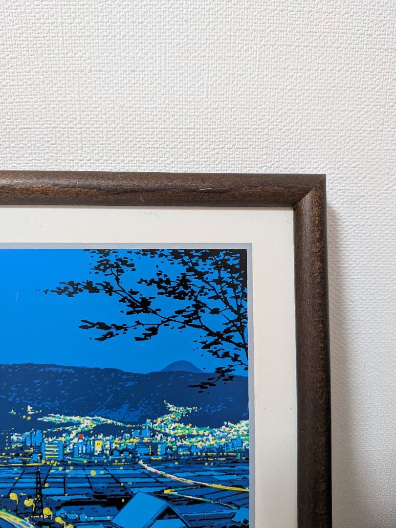 SatoSato　あさのたかを　タイルアート　諏訪市　諏訪湖　夜景