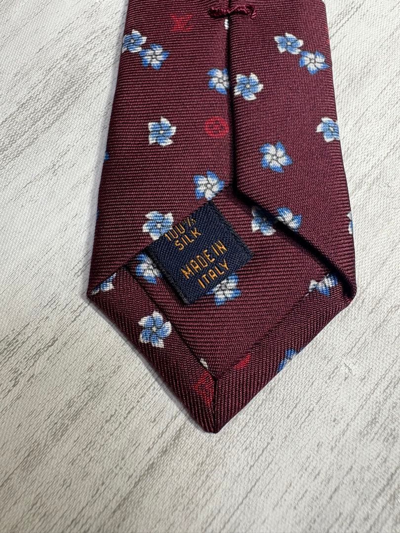 【美品】 LOUIS VUITTON ルイヴィトン ネクタイ モノグラム 8cm