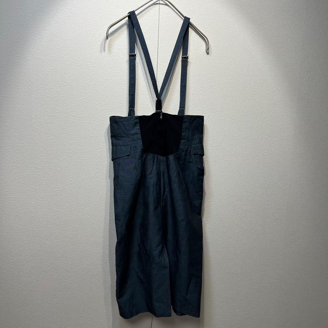 美品 トーガプルラ リネン サスペンダー デザイン サロペット オーバーオール