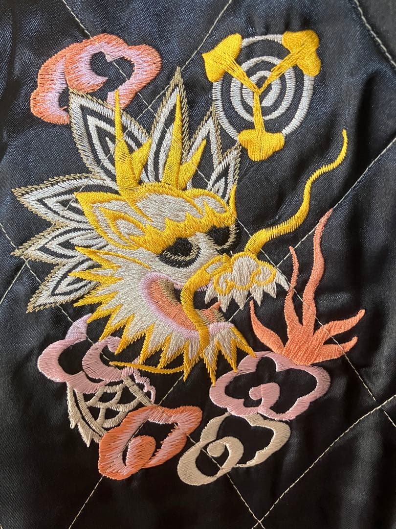 テーラー東洋 別珍 スカジャン 舞妓/鷲 /日本地図/龍　リバーシブル