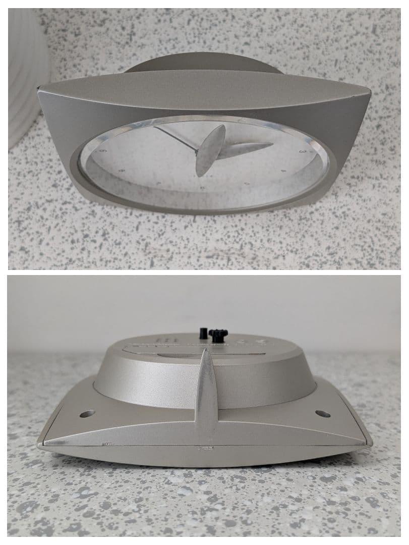 90s ヴィンテージ 置き時計 加藤孝志 sessa 目覚まし付き