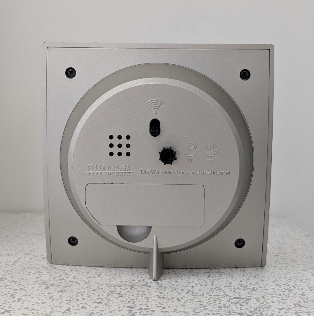 90s ヴィンテージ 置き時計 加藤孝志 sessa 目覚まし付き