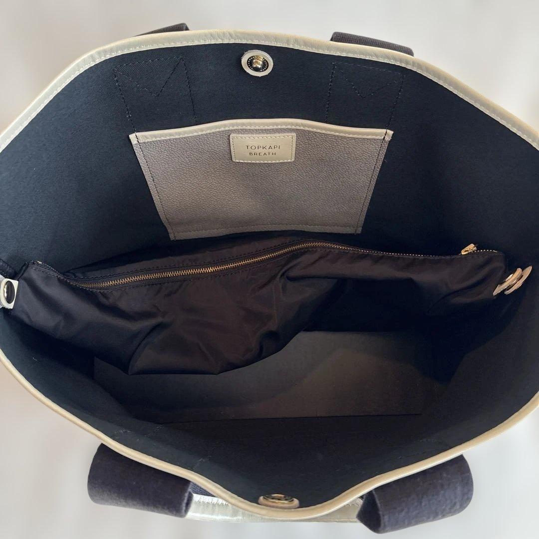 TOPKAPI トプカピ　スコッチ　グレイン　ネオレザー　トートバッグ
