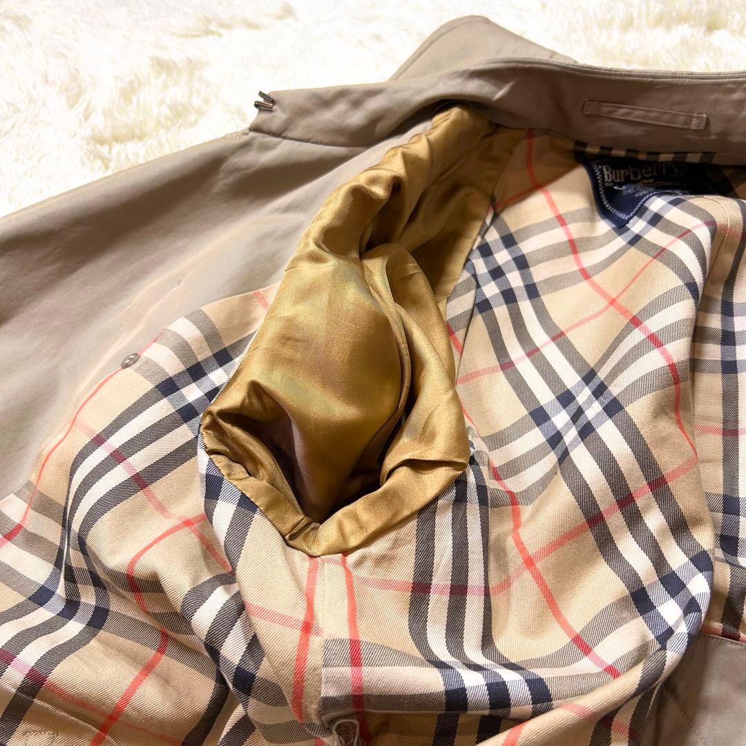 ✨希少クリーニング済みヴィンテージ✨バーバリー ロング トレンチコート Ｌサイズ