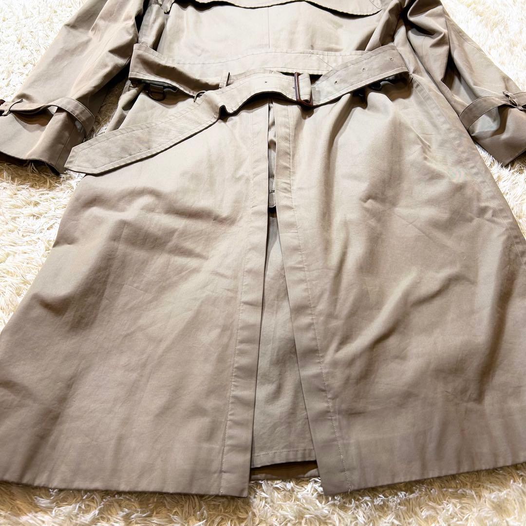 ✨希少クリーニング済みヴィンテージ✨バーバリー ロング トレンチコート Ｌサイズ